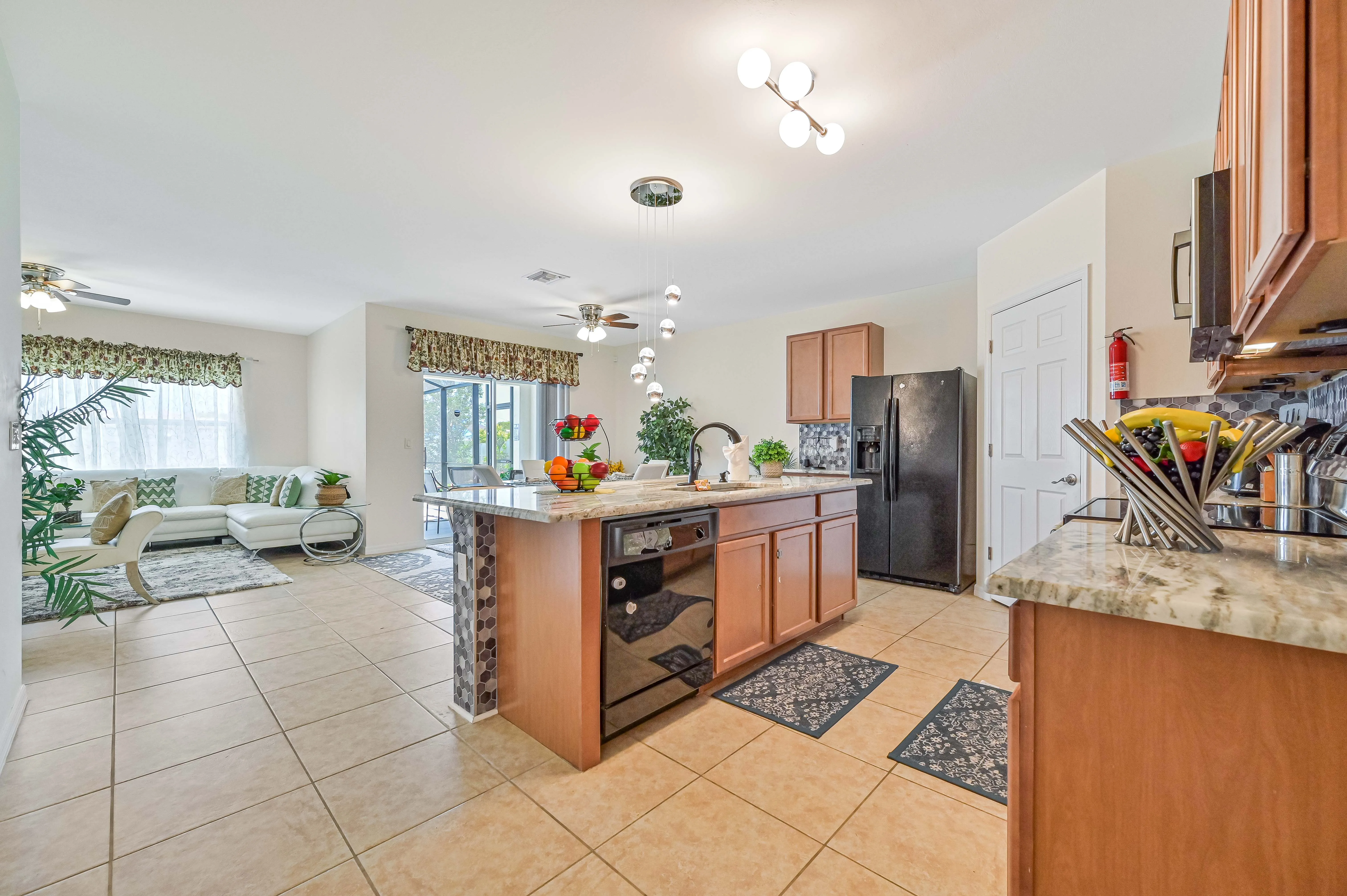 Kitchen in a second Sprout Recovery sober living house