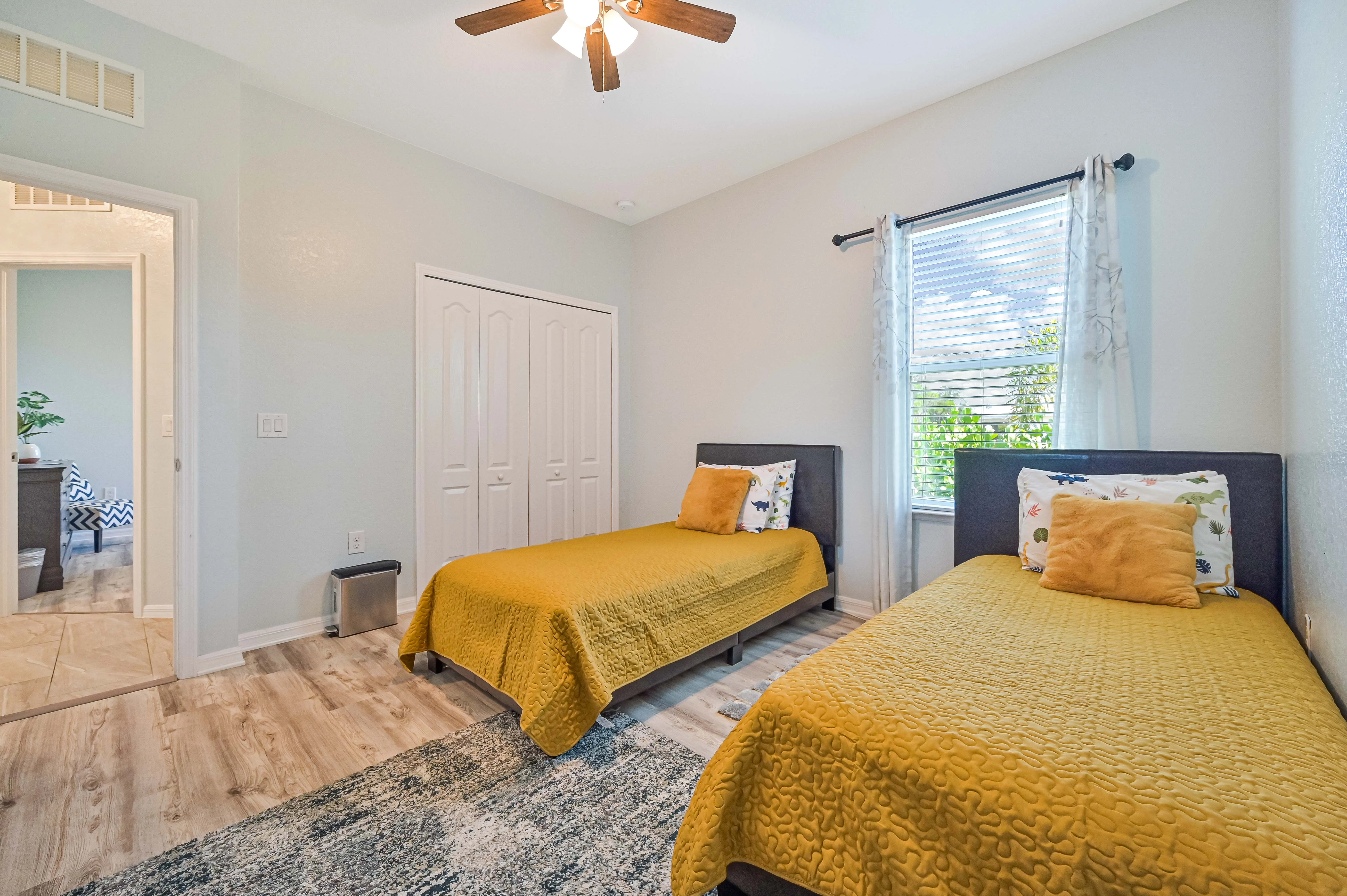Bedroom in a Sprout Recovery sober living house