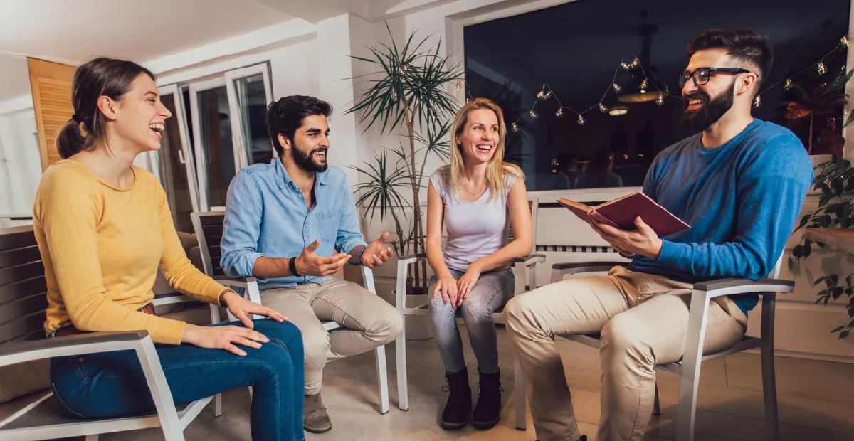A group therapy session in progress at Sprout Recovery