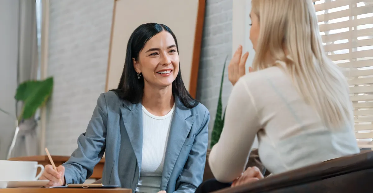 A one-on-one therapy session at Sprout Recovery
